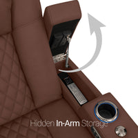 Anthem LT HeatZeroᵀᴹ Italian Leather Home Theater Sofa