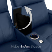 Venetian Italian Leather Home Theater Seating
