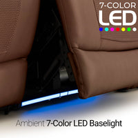 Endeavour HeatZeroᵀᴹ Italian Leather Home Theater Loveseat