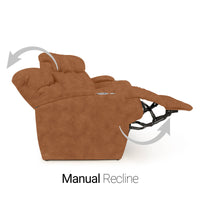 Seatcraft Niagara Italian Leather Sofa, Power or Manual Recline
