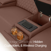 Diamante FX Flip-Up Headrest Home Theater Seats