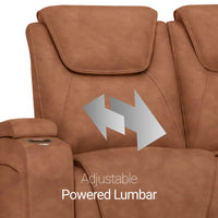 Seatcraft Vienna Sofa & Loveseat Italian Leather, Powered Headrest & Lumbar, Power Recline