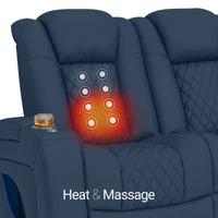 Anthem LT HeatZeroᵀᴹ Italian Leather Home Theater Sofa