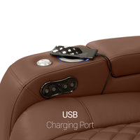 Seatcraft Anthem Sofa & Loveseat Italian Leather, Powered Headrest, Power Recline