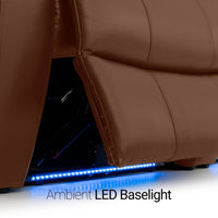 Grenada Italian Leather Home Theater Seating