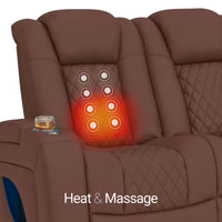Anthem LT HeatZeroᵀᴹ Italian Leather Home Theater Sofa