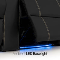 Dynasty Leather Gel Home Theater Seating