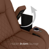 Diamante CoolZeroᵀᴹ Italian Leather BACKROW Theater Seating®