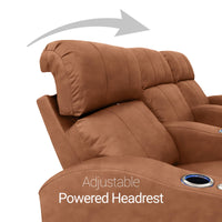 Napa Italian Leather Spacesaver Home Theater Seating