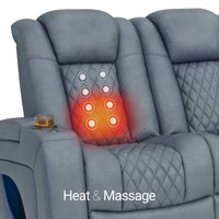 Anthem LT HeatZeroᵀᴹ Italian Leather Home Theater Sofa