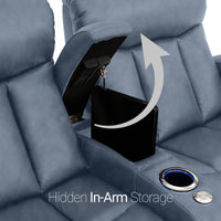 Grenada Italian Leather Home Theater Seating