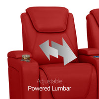 Equinox Chaise CoolZeroᵀᴹ Italian Leather Home Theater Seating