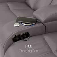 Grenada Italian Leather Home Theater Seating