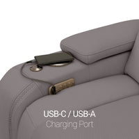 Endeavour HeatZeroᵀᴹ Italian Leather Home Theater Loveseat