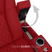 Anthem LT HeatZeroᵀᴹ Italian Leather Home Theater Sofa