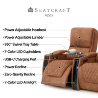 Apex CoolZeroᵀᴹ Italian Leather Home Theater Seats