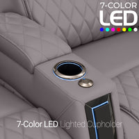 Apex Chaise CoolZeroᵀᴹ Italian Leather Home Theater Seating