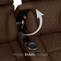 Luminis 365 Top Grain Leather Home Theater Seating