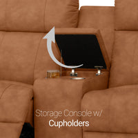 Seatcraft Octavius Big & Tall Home Theater Loveseat