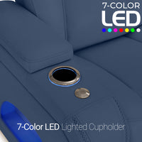 Endeavour HeatZeroᵀᴹ Italian Leather Home Theater Loveseat