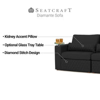 Diamante Home Theater Sectional Sofa w/ Chaise