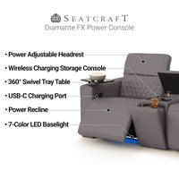 Diamante FX Flip-Up Headrest Home Theater Seats