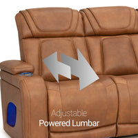 Endeavour HeatZeroᵀᴹ Italian Leather Home Theater Sofa