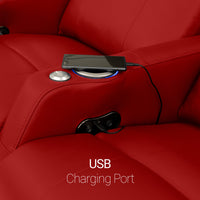 Sienna Italian Leather Spacesaver Home Theater Seating