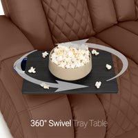 Seatcraft Anthem Sofa & Loveseat Italian Leather, Powered Headrest, Power Recline