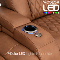 Diamante Italian Leather Zero Gravity Home Theater Seating