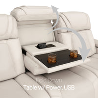Endeavour HeatZeroᵀᴹ Italian Leather Home Theater Sofa