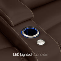 Pantheon Italian Leather Big & Tall Home Theater Seating