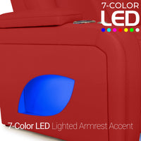 Endeavour HeatZeroᵀᴹ Italian Leather Home Theater Loveseat