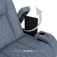 Diamante CoolZeroᵀᴹ Italian Leather BACKROW Theater Seating®