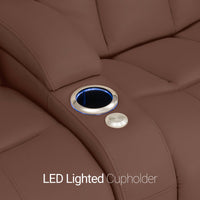 Grenada Italian Leather FRONTROW Theater Seating® Home Theater Seating