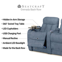 Grenada Italian Leather BACKROW Theater Seating®