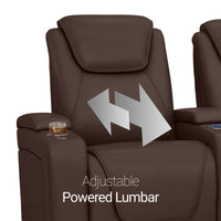 Equinox Chaise CoolZeroᵀᴹ Italian Leather Home Theater Seating