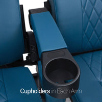 Seatcraft Madrigal Blue Free-Standing Base Movie Theater Seats