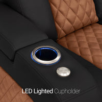 Anthem LT HeatZeroᵀᴹ Italian Leather Home Theater Loveseat