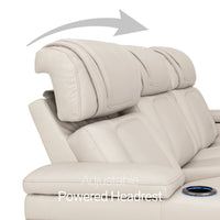 Endeavour HeatZeroᵀᴹ Italian Leather Home Theater Sofa