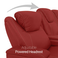 Pantheon Italian Leather Big & Tall Home Theater Seating