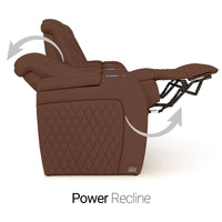 Diamante CoolZeroᵀᴹ Italian Leather BACKROW Theater Seating®