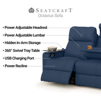 Seatcraft Octavius Big & Tall Home Theater Sofa & Loveseat