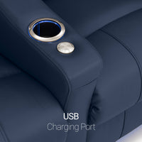 Napa Italian Leather Spacesaver Home Theater Seating