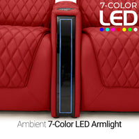 Apex CoolZeroᵀᴹ Console Table Italian Leather Home Theater Seats