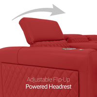 Diamante FX Flip-Up Headrest Home Theater Seating