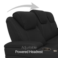 Seatcraft Concerto Heat & Massage Sofa & Loveseat, Italian Leather, Powered Headrest, Powered Lumbar, Power Recline
