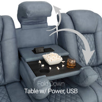 Anthem LT HeatZeroᵀᴹ Italian Leather Home Theater Sofa