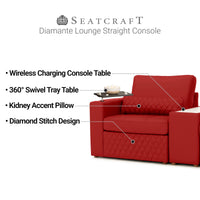 Diamante Modular Home Theater Sofa Console Table