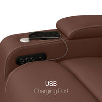 Seatcraft Vienna Sofa & Loveseat Italian Leather, Powered Headrest & Lumbar, Power Recline